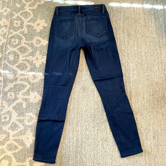 Paige Dark Wash Skinny Jeans - Picture 3 of 3